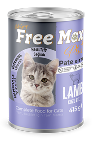Free Max Yaş Kedi Maması Konserve Kuzu Etli 400 Gr
