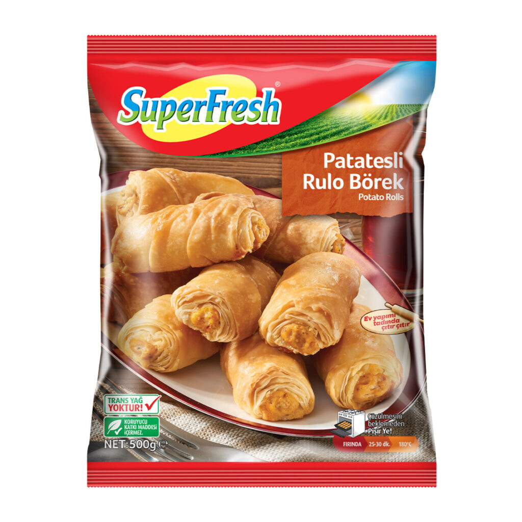 Süperfresh Patatesli Rulo Börek 420 Gr