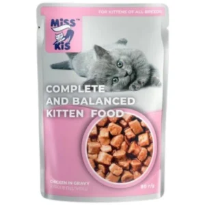 Misskis Yaş Mama Kedi Tavuklu 80 Gr