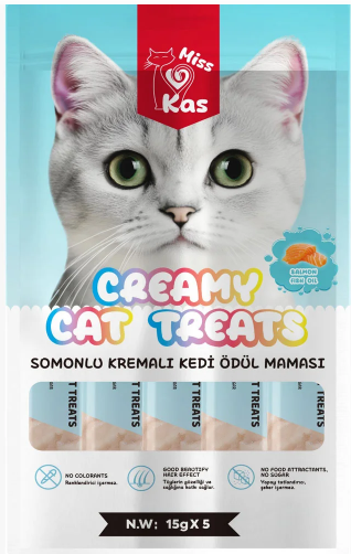 Misskas Kedi Ödül Maması Somonlu 15 Gr x5