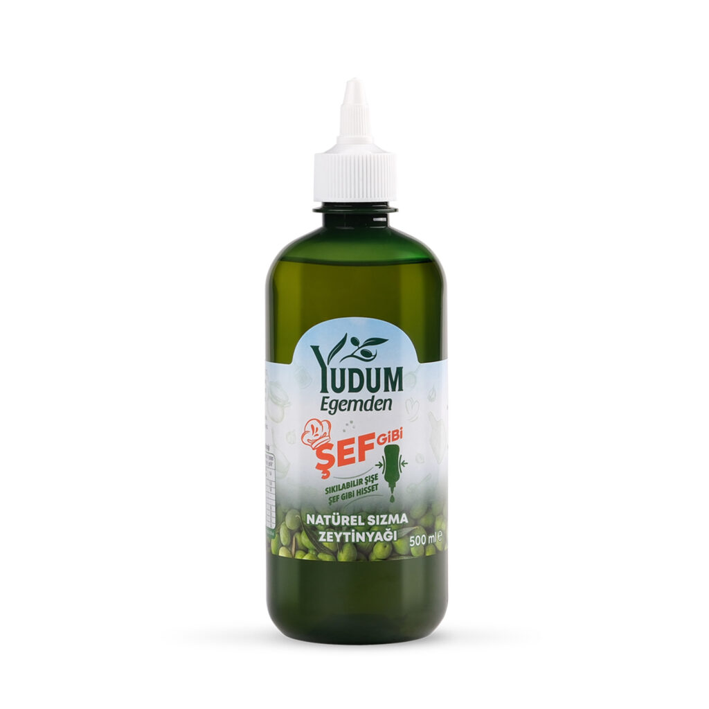 Yudum Egeden Şef Gibi Sızma Zeytin Yağı 500 Ml