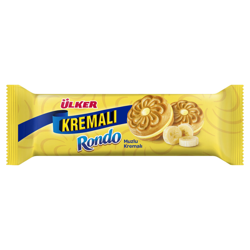 Ülker Kremalı Bisküvi Muzlu 61Gr