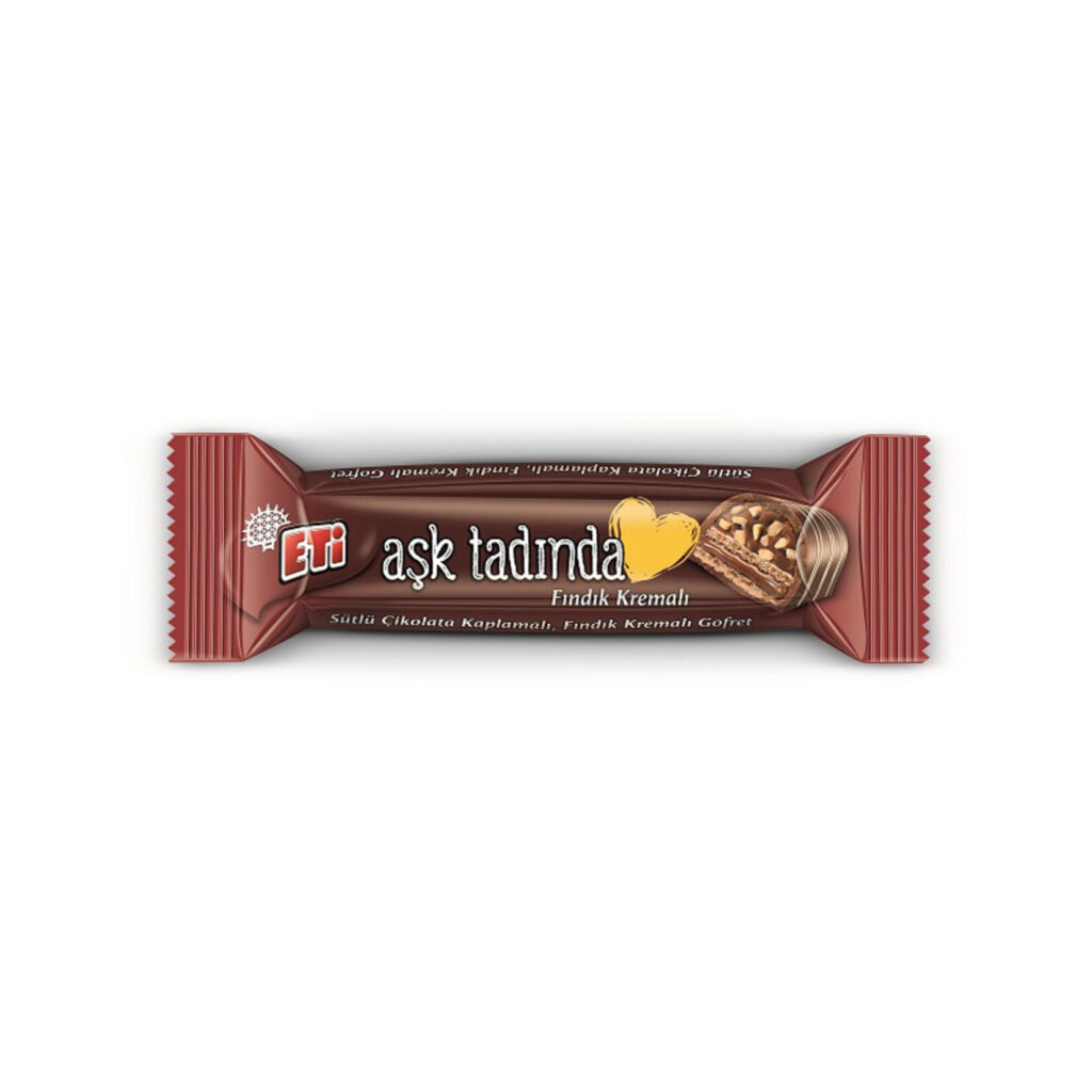 Eti Çikolata Aşk Tadında Sütlü Fındıklı 37Gr