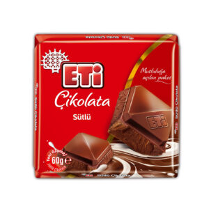 Eti Çikolata Sütlü Kare 60Gr