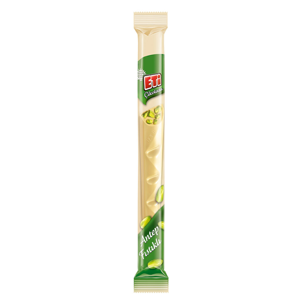 Eti Çikolata Beyaz Antep Fıstıklı 30Gr