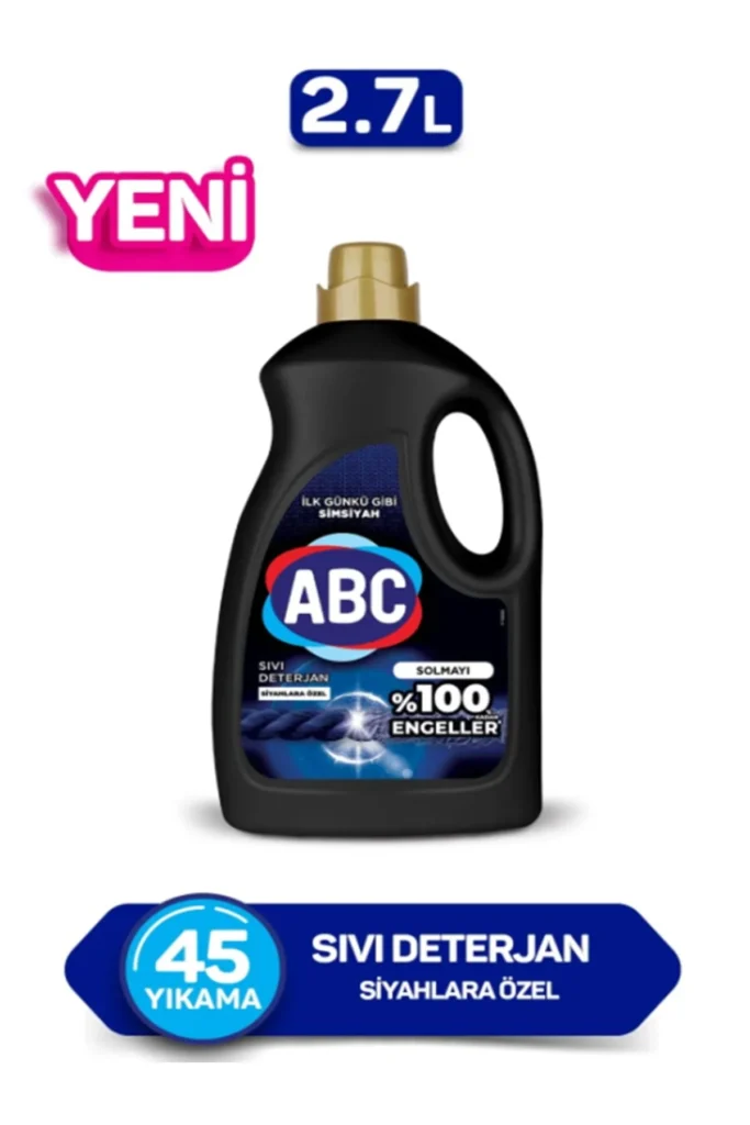 Abc Sıvı Deterjan Siyahlara 2700 Ml