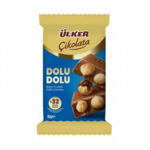 Ülker Dolu Dolu Antep Fındıklı Çikolata 80Gr