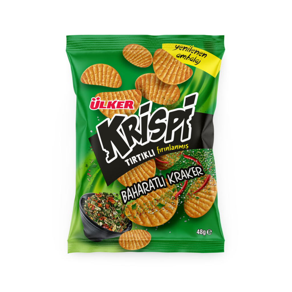 Ülker Krispi Tırtıklı Baharat 48Gr