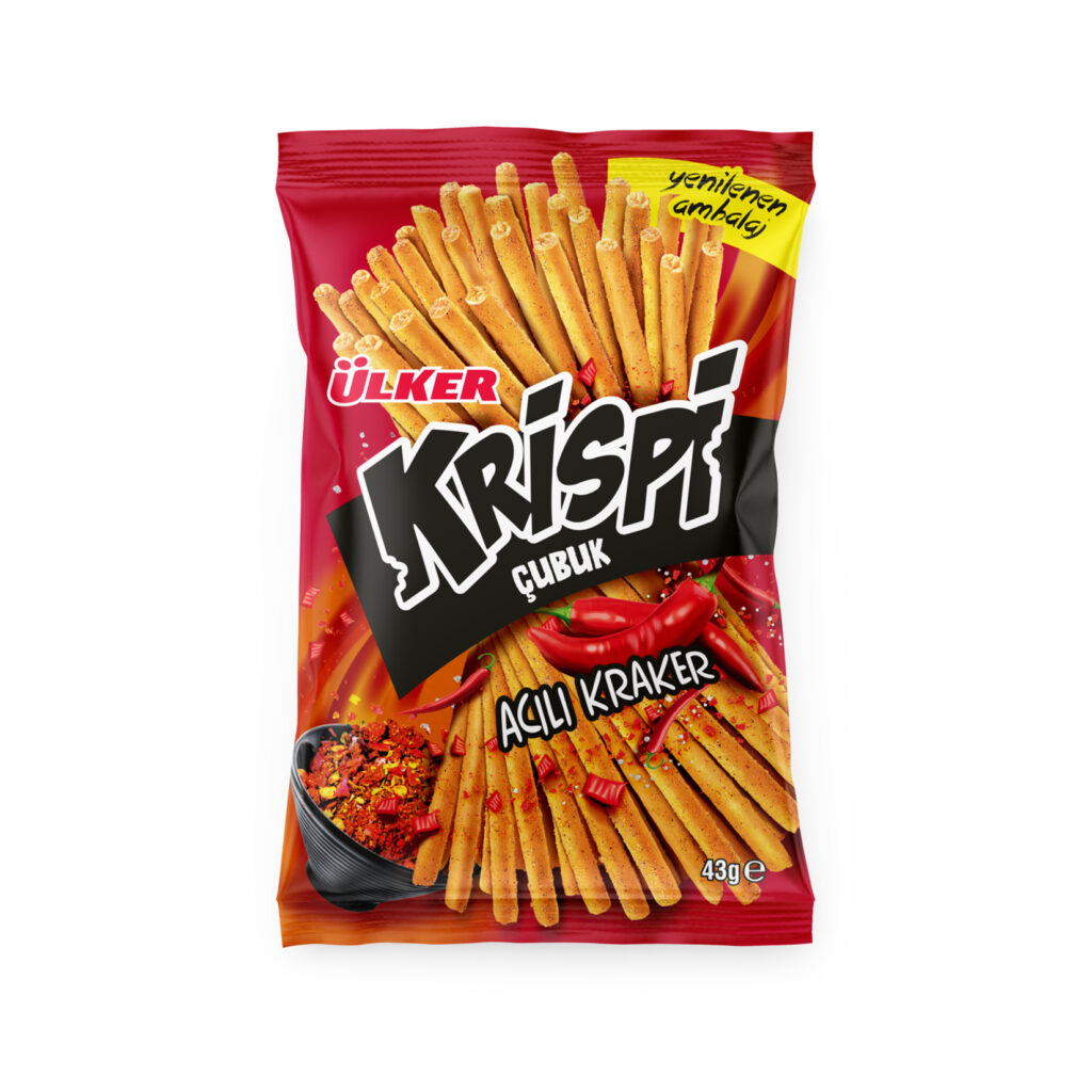Ülker Krispi Çubuk Kraker Acılı 43Gr