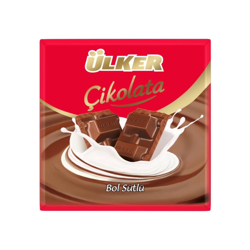 Ülker Sütlü Kare Çikolata 60Gr
