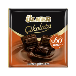 Ülker Bitter Kare Çikolata 60Gr