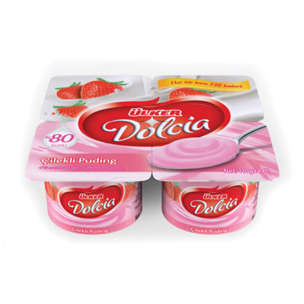 İçim Dolcia Çilek Puding 4 lü pk.