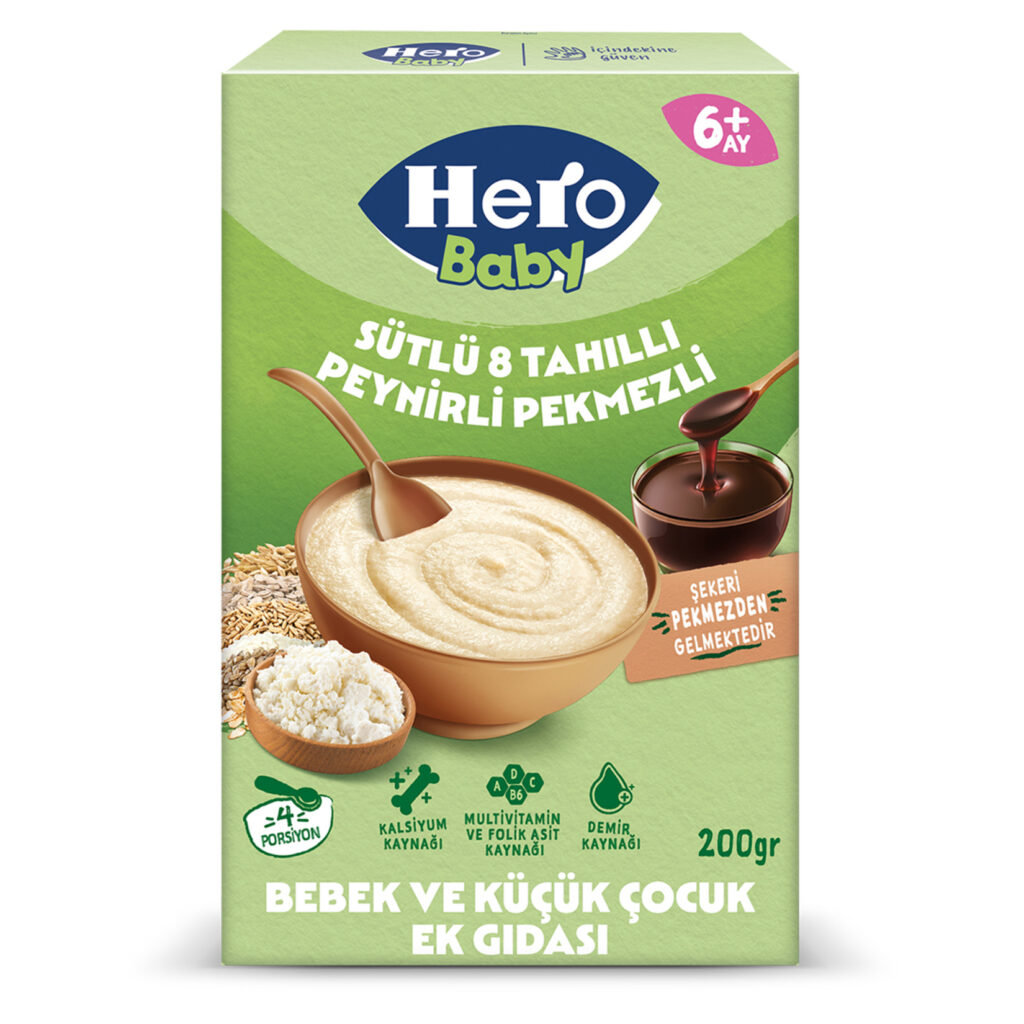 Hero Baby Sütlü Peynirli Pekmezli 200 Gr