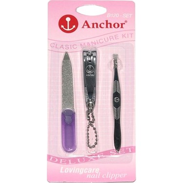 Anchor Tırnak Makası Cımbız Törpü Seti