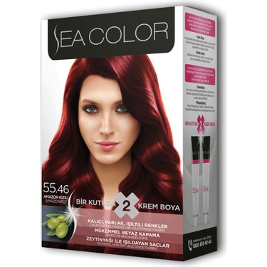 Sea Color Kit Amazon Kızılı 55.46 2X50Ml
