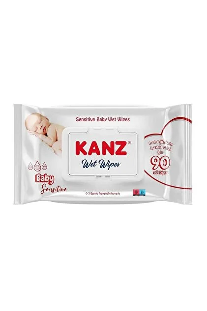 Kanz Islak Bebek Havlusu Sensitive 90 Lı
