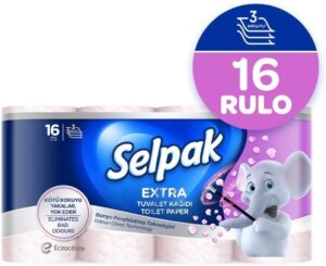 Selpak Extra Pamuk Katkılı Tuvalet Kağıdı 16Lı