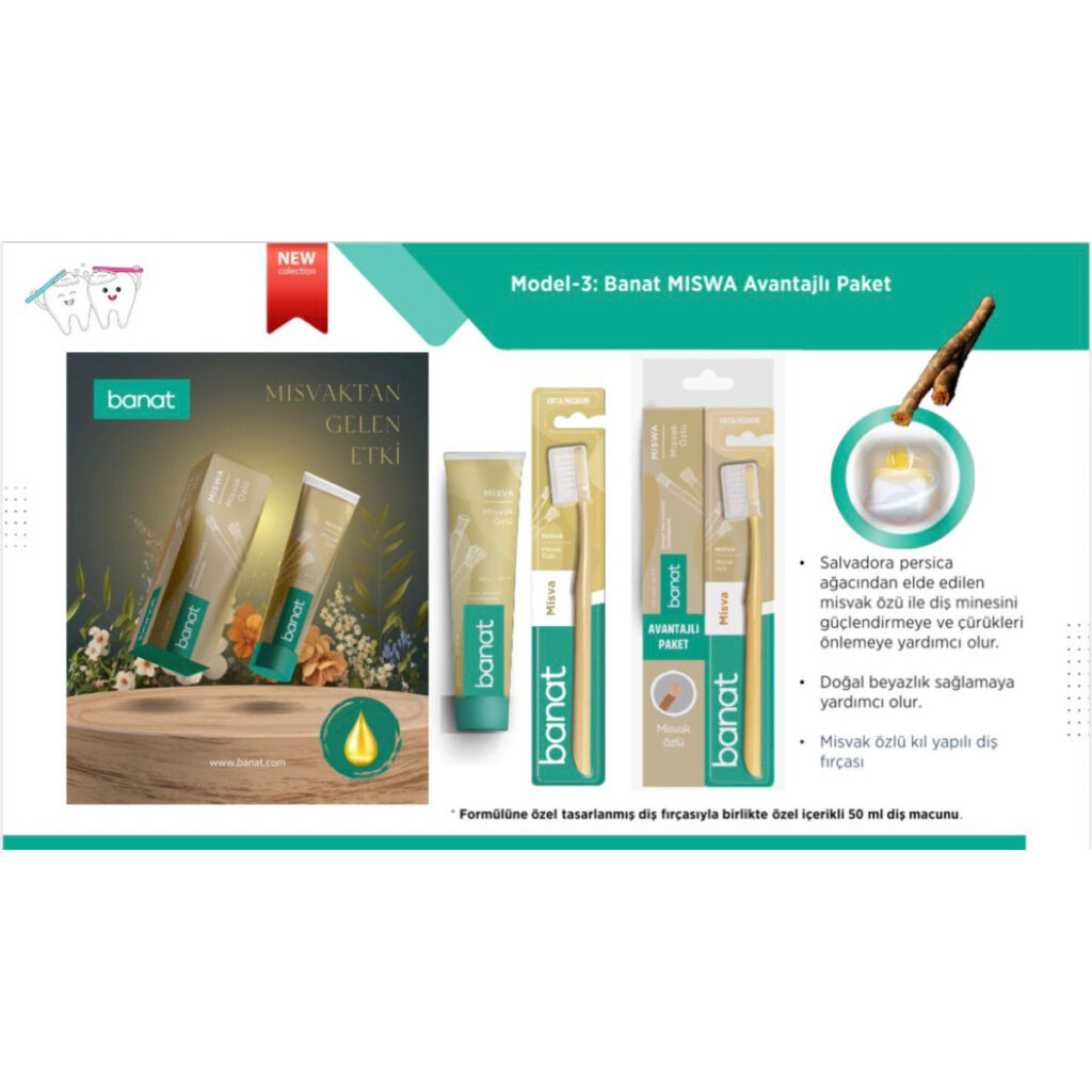 Banat Miswa Avantaj Paket Diş Macunu+Diş Fırçası