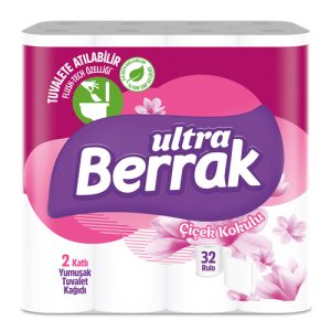 Berrak 2 Katlı Tuvalet Kağıdı Parfümlü 32Li