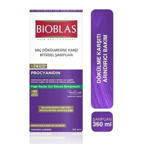 Bioblas Yağlanmaya Karşı Şampuan 360 Ml