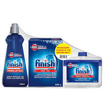 Finish 3Lü Set Parlatıcı+Özel Tuz+Makina Temizleyici