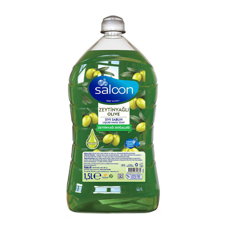 Saloon Sıvı Sabun Zeytinyağlı 1,5 Lt