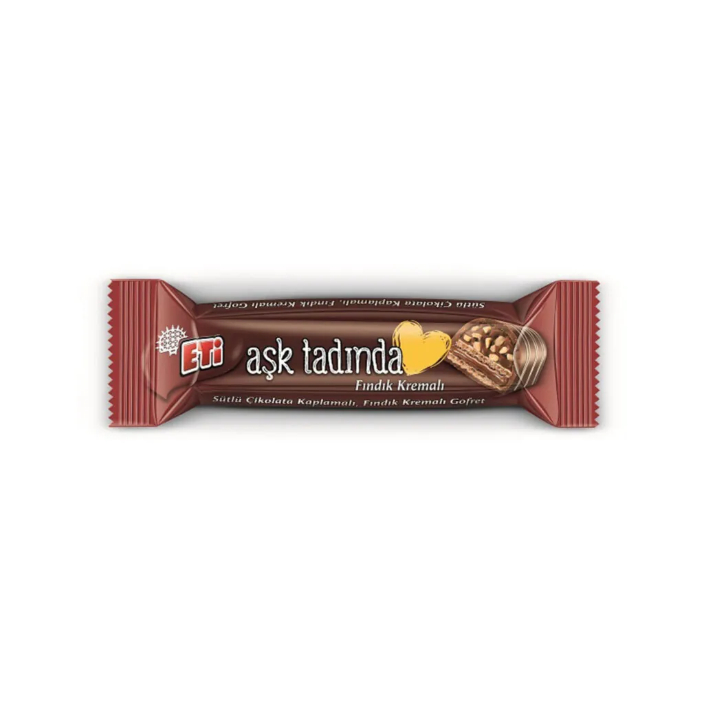 Eti Çikolata Aşk Tadında Sütlü Fındıklı 37Gr