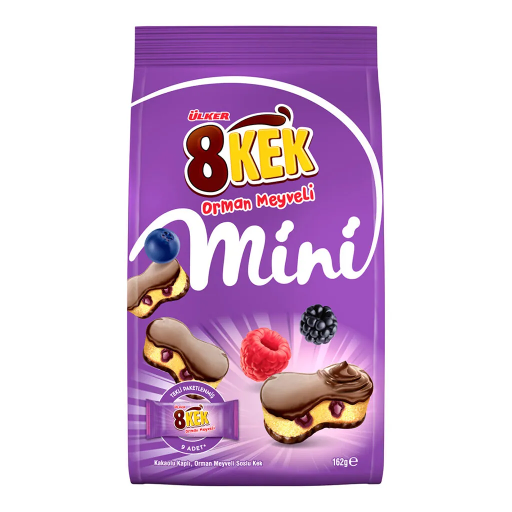 Ülker 8Kek Mini Orman Meyveli 162Gr