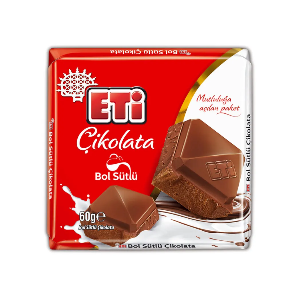 Eti Çikolata Bol Sütlü 60Gr