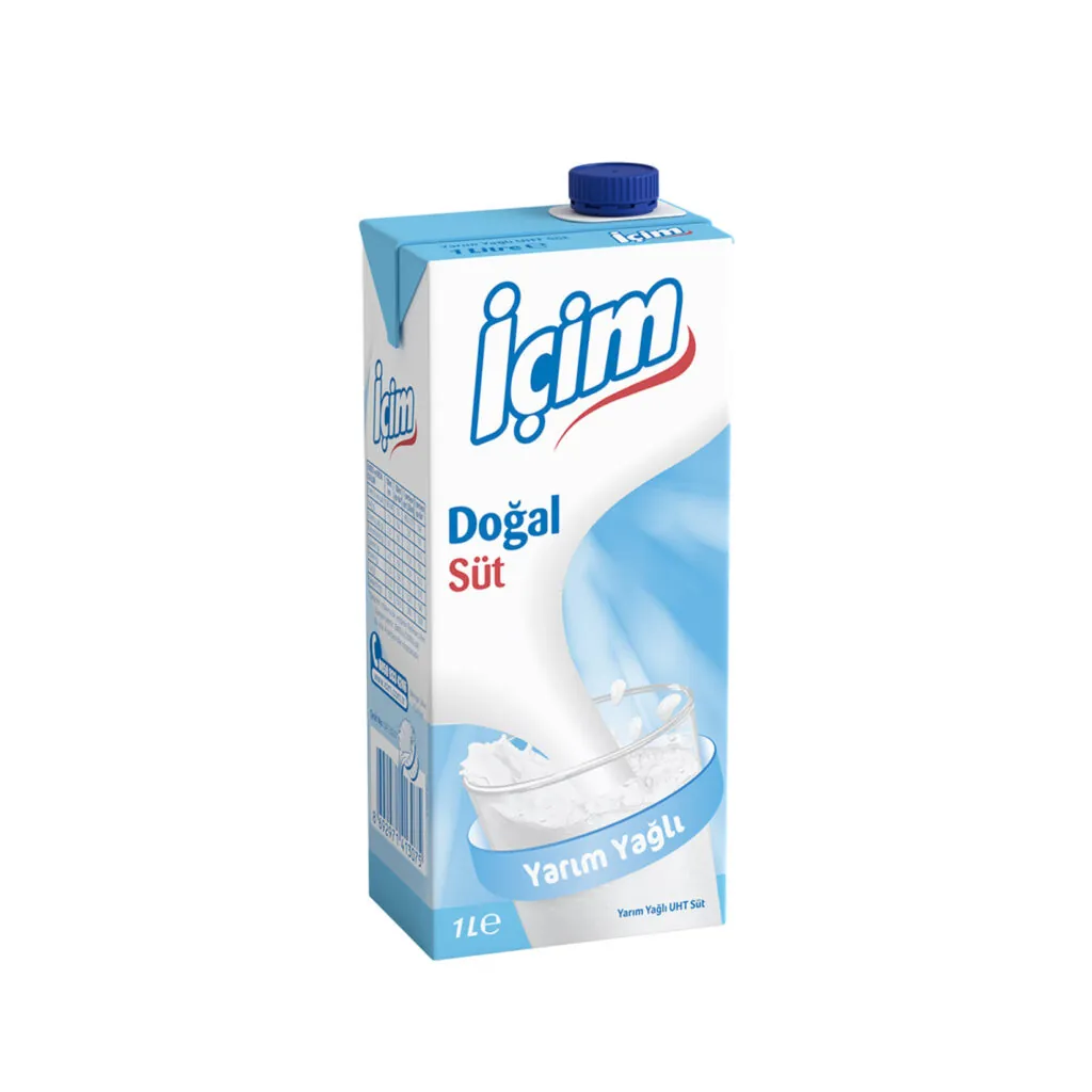 İçim Süt Yarım Yağlı 1 Lt