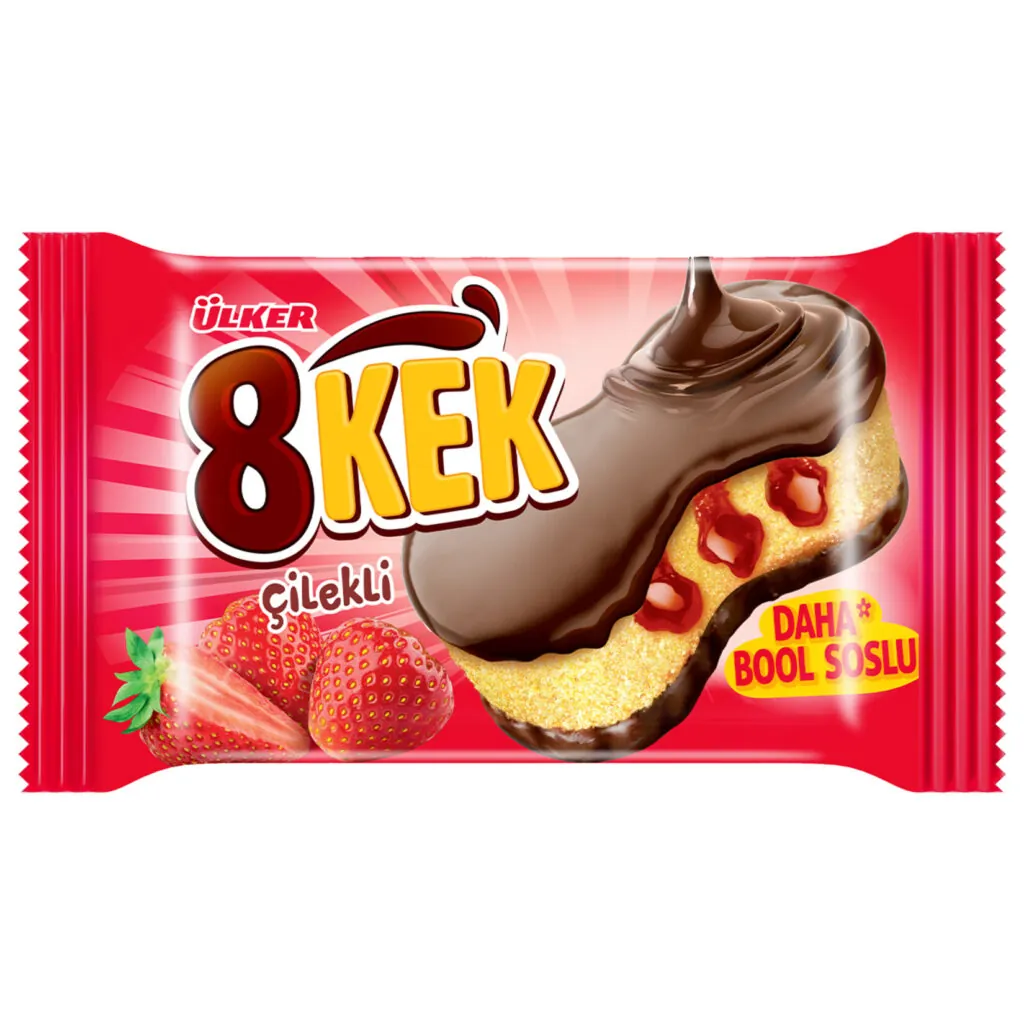 Ülker 8Kek Çikolata Çilek 55Gr