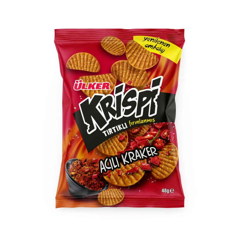 Ülker Krispi Tırtıklı Acılı 48Gr