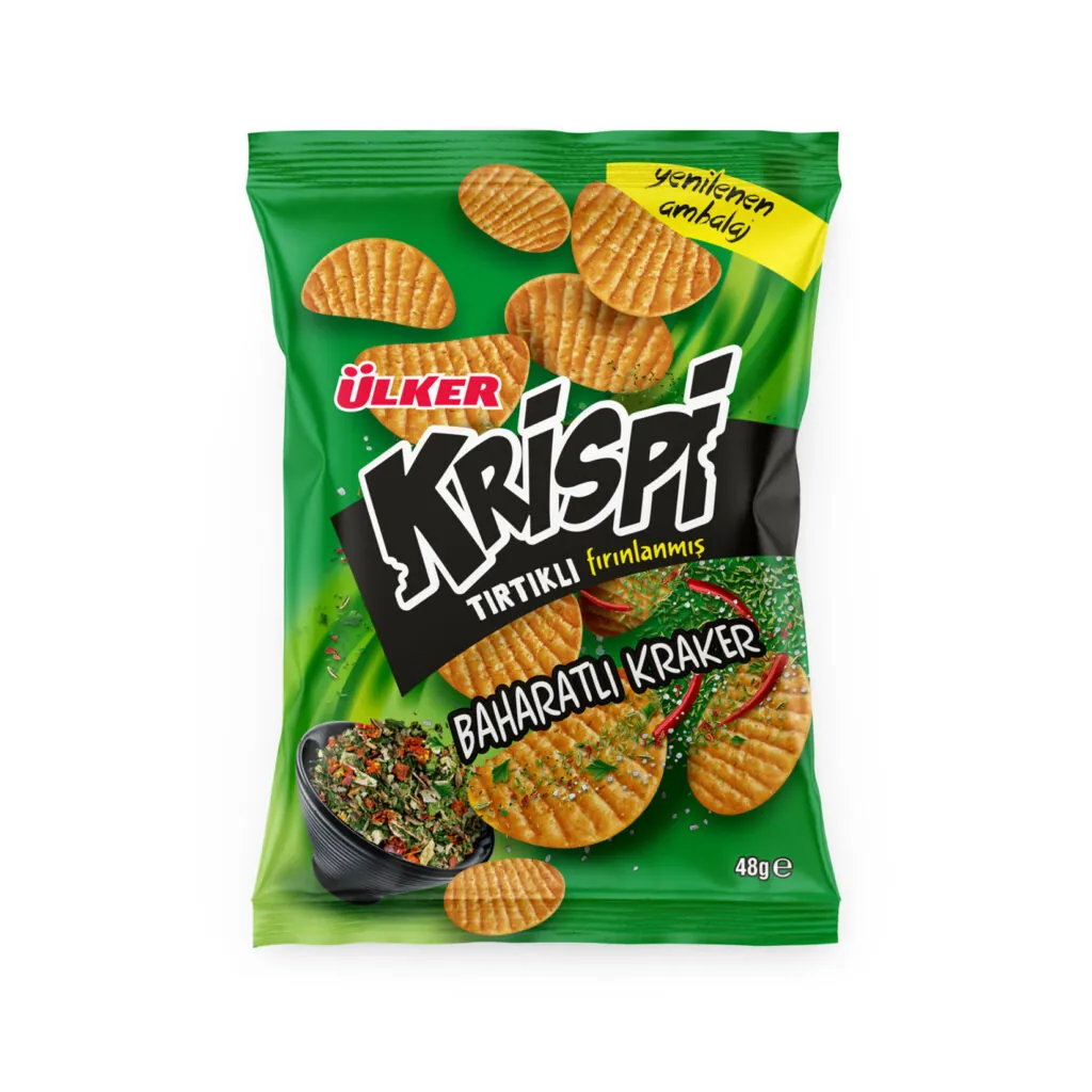 Ülker Krispi Tırtıklı Baharat 48Gr