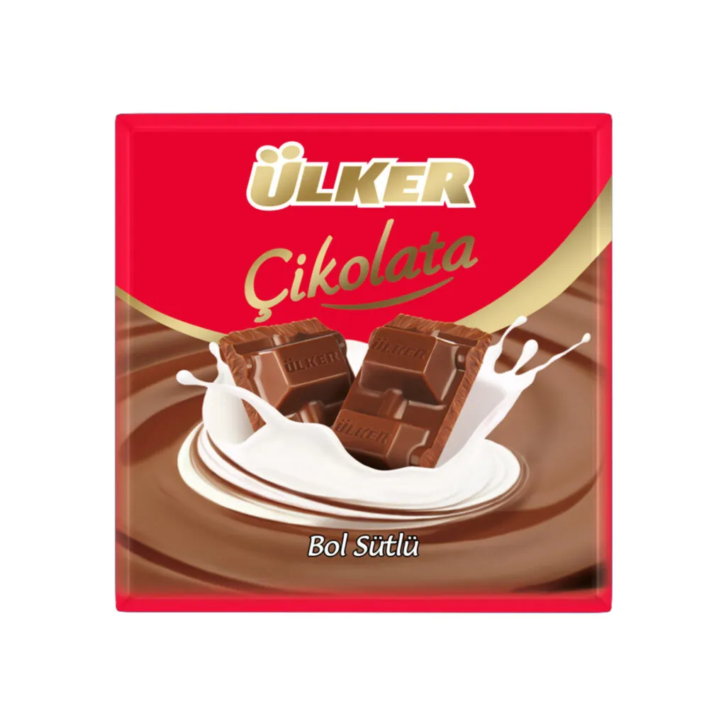Ülker Sütlü Kare Çikolata 60Gr