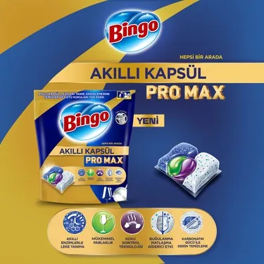 Bingo Akıllı Bulaşık Kapsulü Pro Max 20Adet