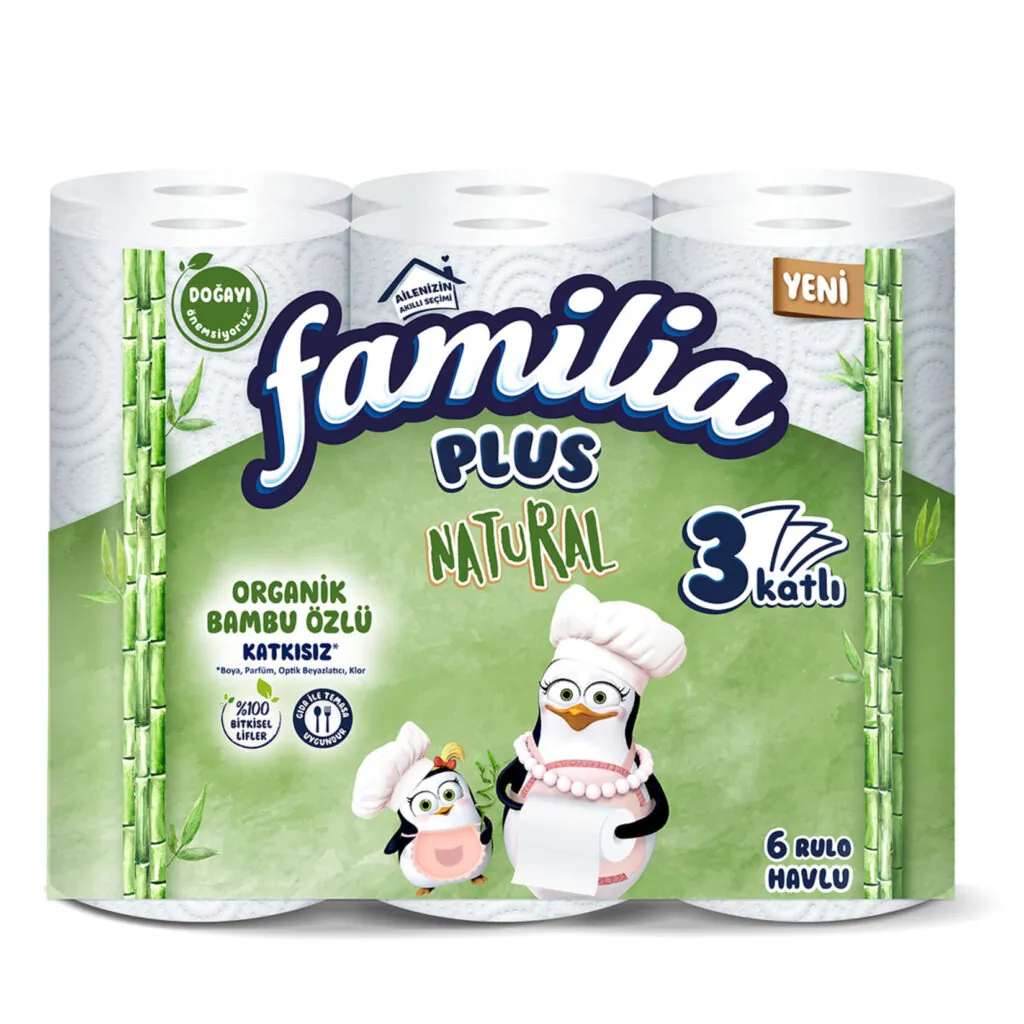 Famlia Plus Natural Havlu Kağıt 6Lı