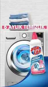 Porçöz Çamaşır Makinası Temizleyici Isparta Gülü 400Ml